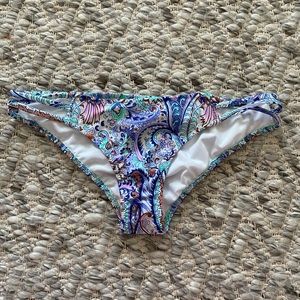 Victoria’s Secret Blue Paisley Bikini Bottom